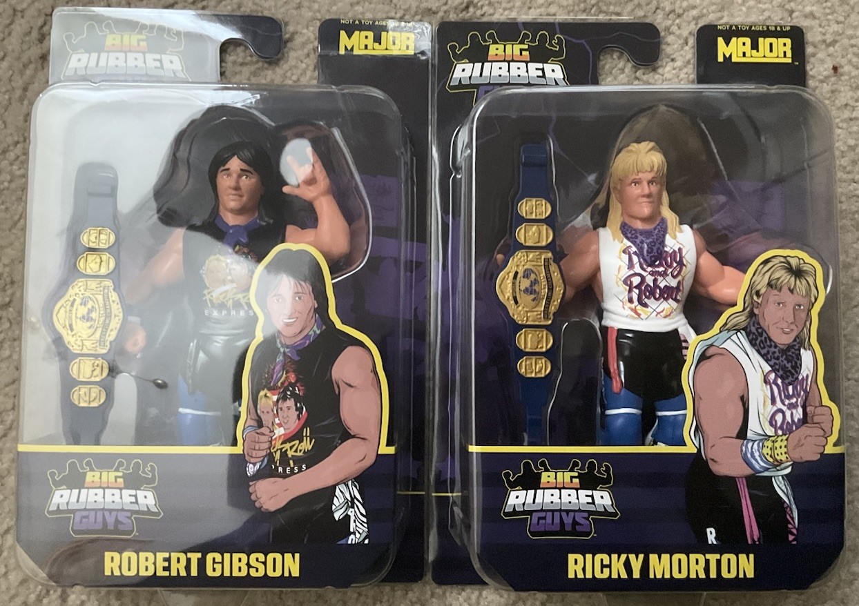 NEW BIG RUBBER GUYS ROCK N ROLL EXPRESS RICKY MORTON ROBERT GIBSON Collect Major NEW BIG RUBBER GUYS ROCK N ROLL EXPRESS RICKY MORTON ROBERT GIBSON Collect Major
