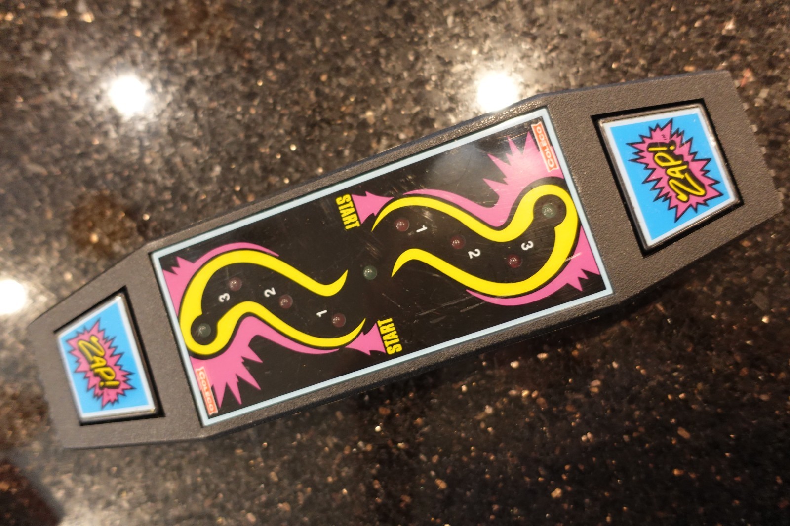 Vintage COLECO ZAP      Handheld Electronic Tabletop  LED Video game  D3