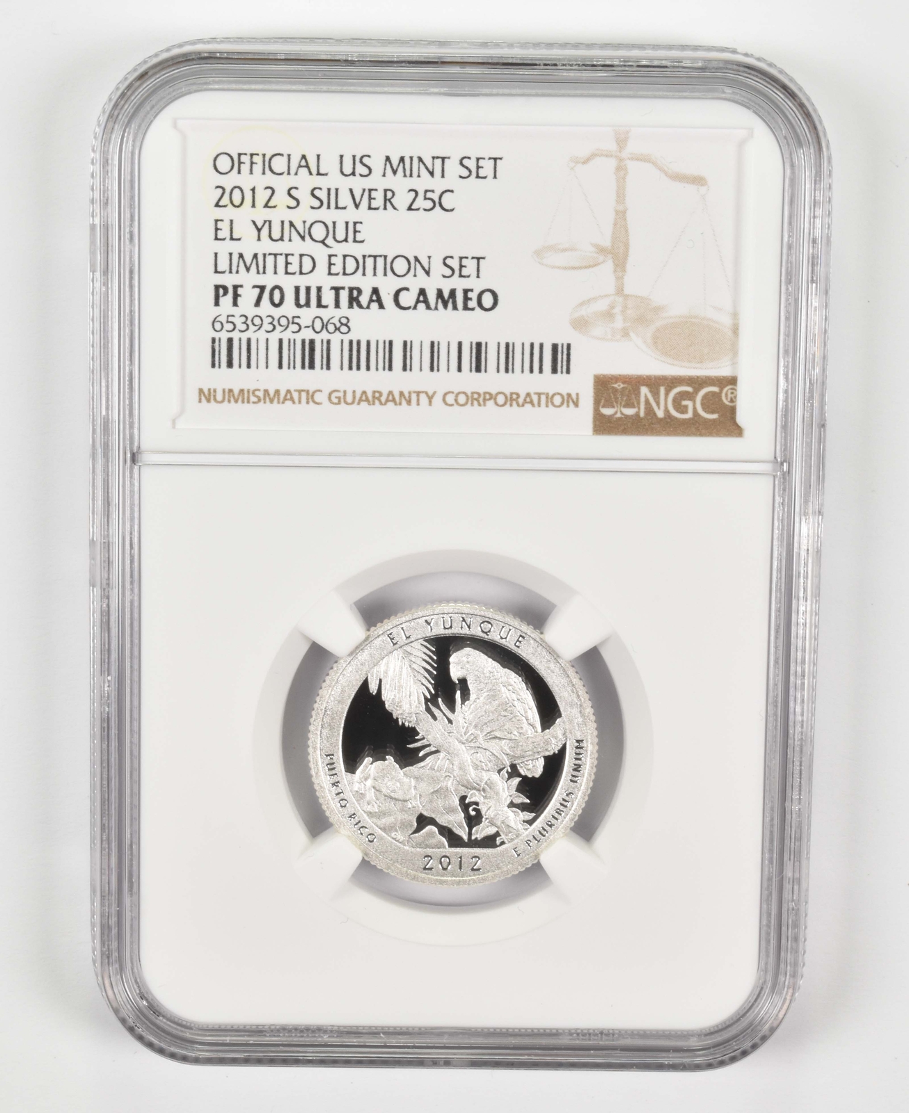 2012-S PF70 El Yunque Silver Quarter US Mint Limited Edition Set NGC 2012-S PF70 El Yunque Silver Quarter US Mint Limited Edition Set NGC