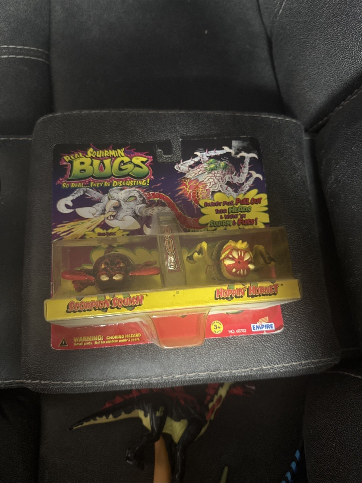 NOS 1996 EMPIRE REAL SQUIRMIN' BUGS | Scorpion Squish & Hoppin’ Hornet sealed NOS 1996 EMPIRE REAL SQUIRMIN' BUGS | Scorpion Squish & Hoppin’ Hornet sealed