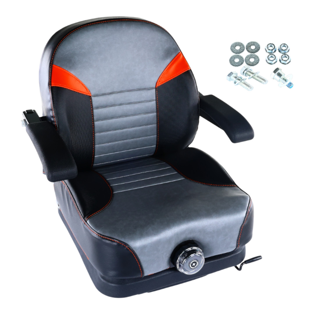 116-8912 Gray Suspension Seat fits Exmark Lazer Z E S X DS-Series Adjustable