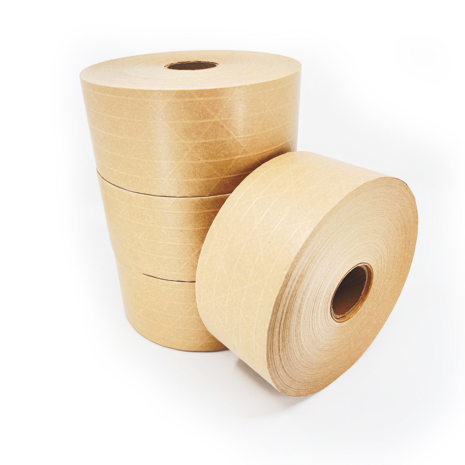4 Pack Reinforced Water Activated Kraft Carton Sealing Gummed Tape 2.75 4 Pack Reinforced Water Activated Kraft Carton Sealing Gummed Tape 2.75