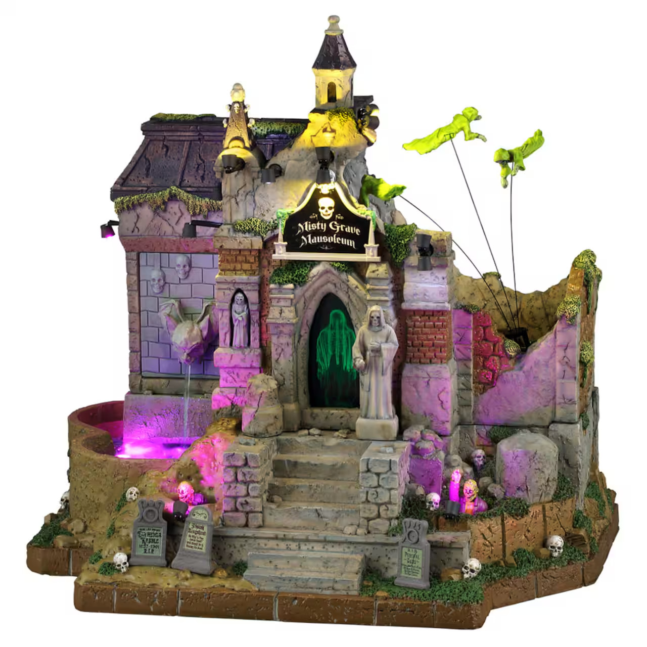 2026 LEMAX SPOOKY TOWN Halloween Village - MISTY GRAVE MAUSOLEUM Light Up 2026 LEMAX SPOOKY TOWN Halloween Village - MISTY GRAVE MAUSOLEUM Light Up
