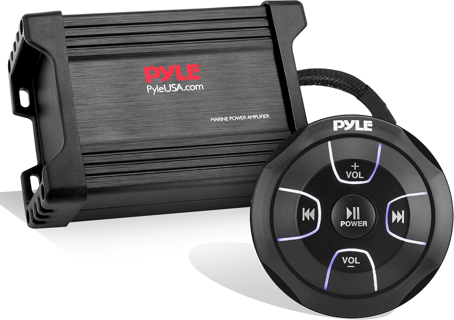 Pyle Waterproof Bluetooth Marine Amplifier Receiver - Weatherproof 2 Black Pyle Waterproof Bluetooth Marine Amplifier Receiver - Weatherproof 2 Black