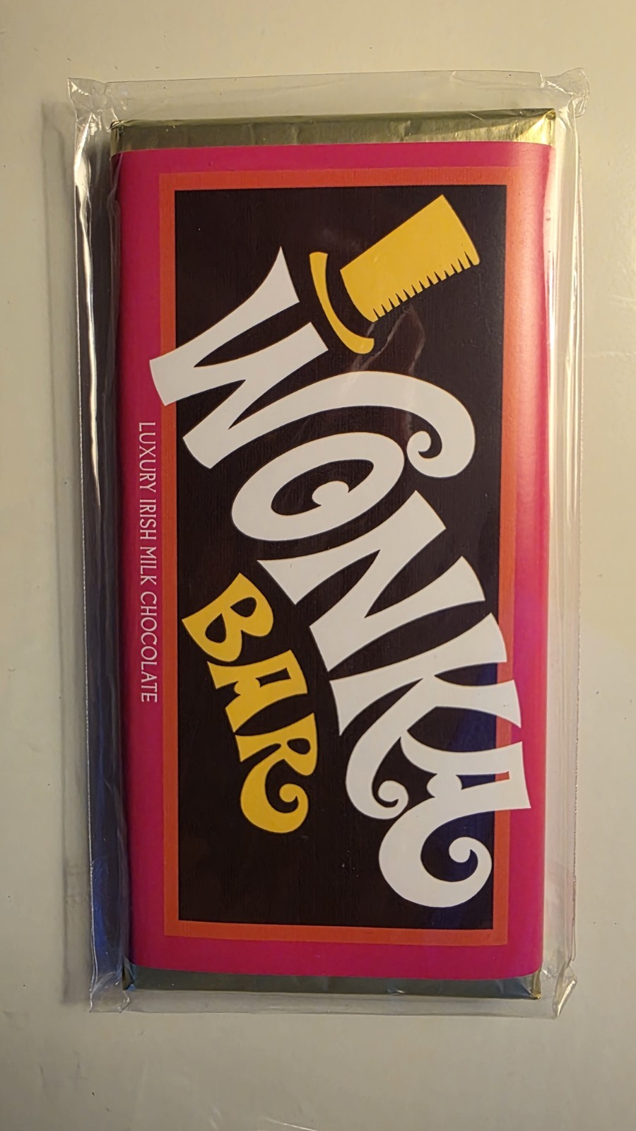 RARE - WONKA Bar -  Sweet Living Kilkenny Irish Chocolate Willy Wonka Inspired