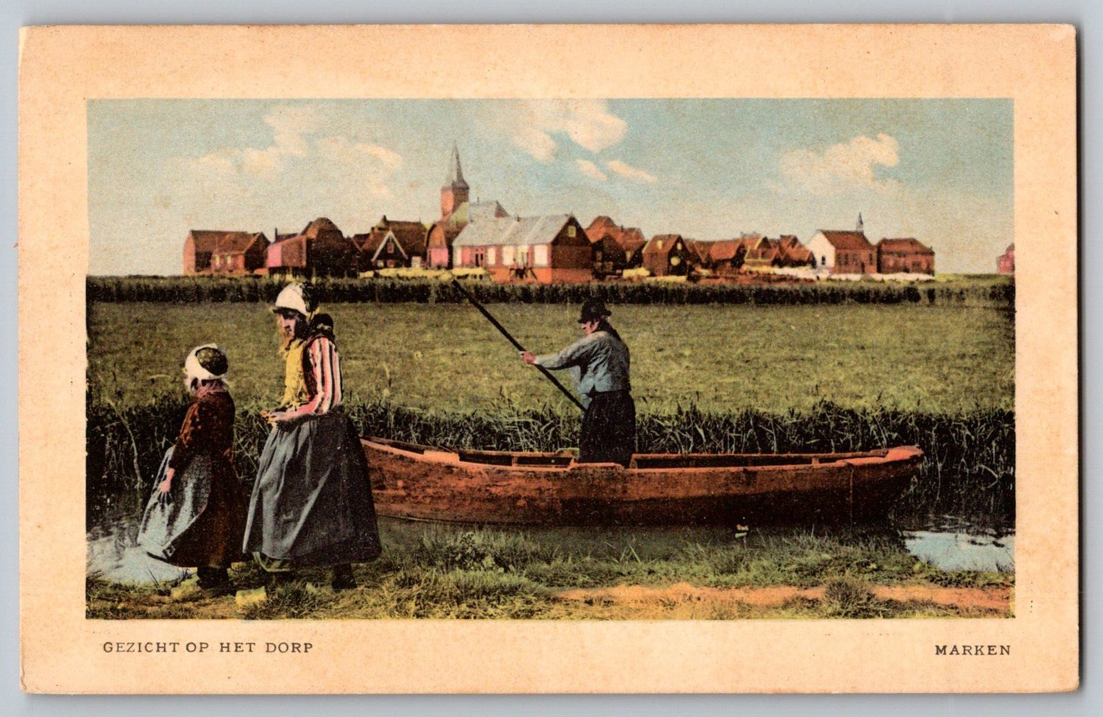 Postcard - Gezicht Op Het Dorp Marken Postcard - Gezicht Op Het Dorp Marken