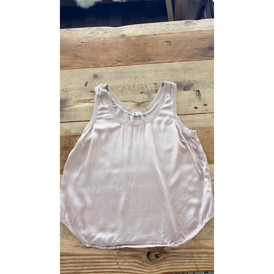 L\'Amade Washable Silk Tank Top Evereve Blush Pink Scoop Neck Size Medium L\'Amade Washable Silk Tank Top Evereve Blush Pink Scoop Neck Size Medium