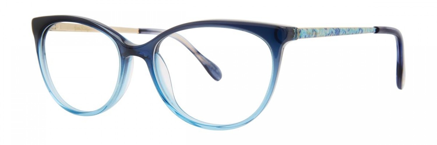NEW Lilly Pulitzer Charlize Eyeglasses OW Open Water 100% AUTHENTIC