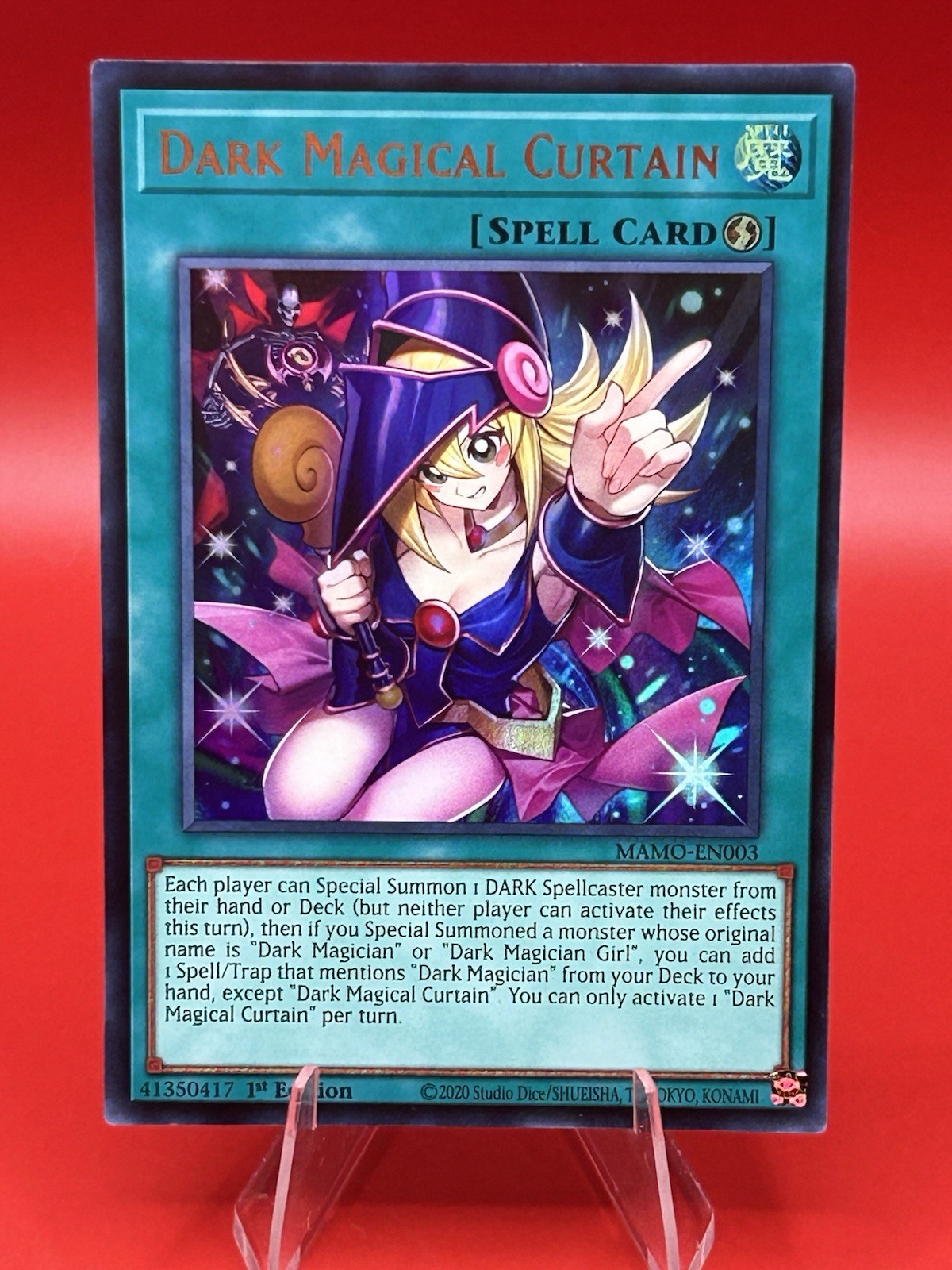 Yugioh Dark Magical Curtain MAMO-EN003 Ultra Rare 1st Edition NM
