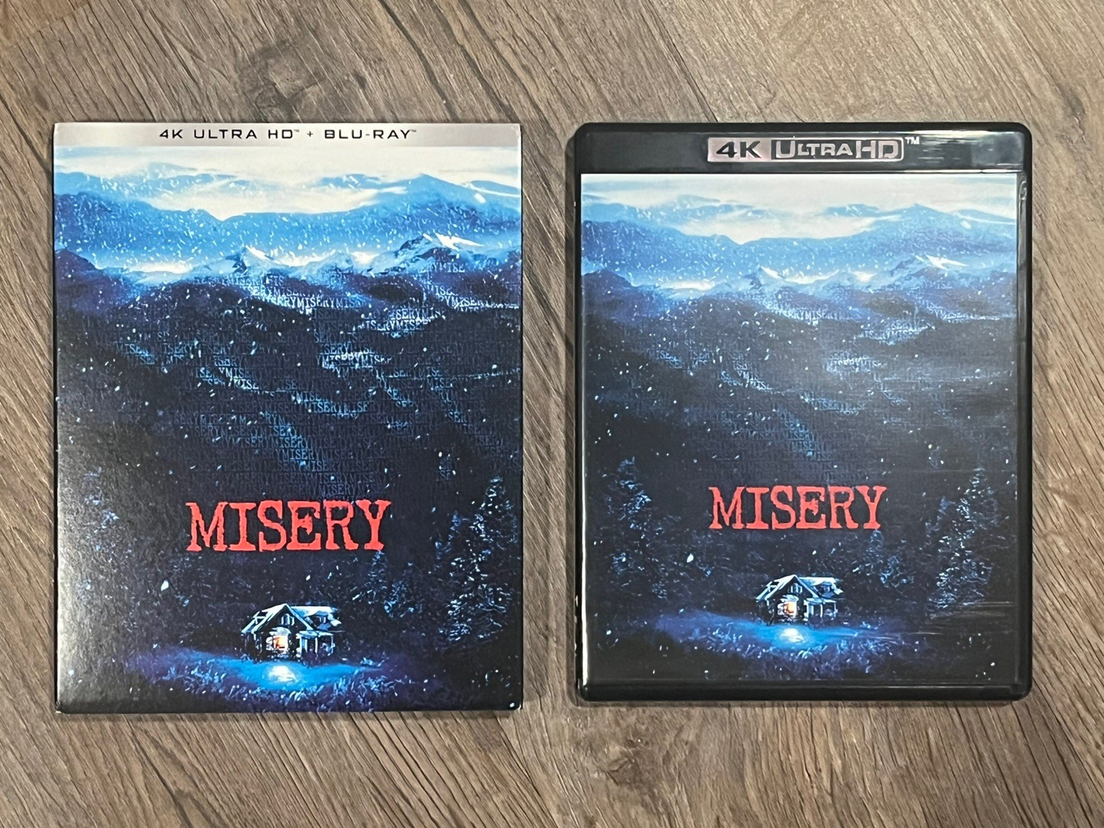 Misery (4k UHD + Blu-ray) With OOP Slipcover Kino Lorber Misery (4k UHD + Blu-ray) With OOP Slipcover Kino Lorber