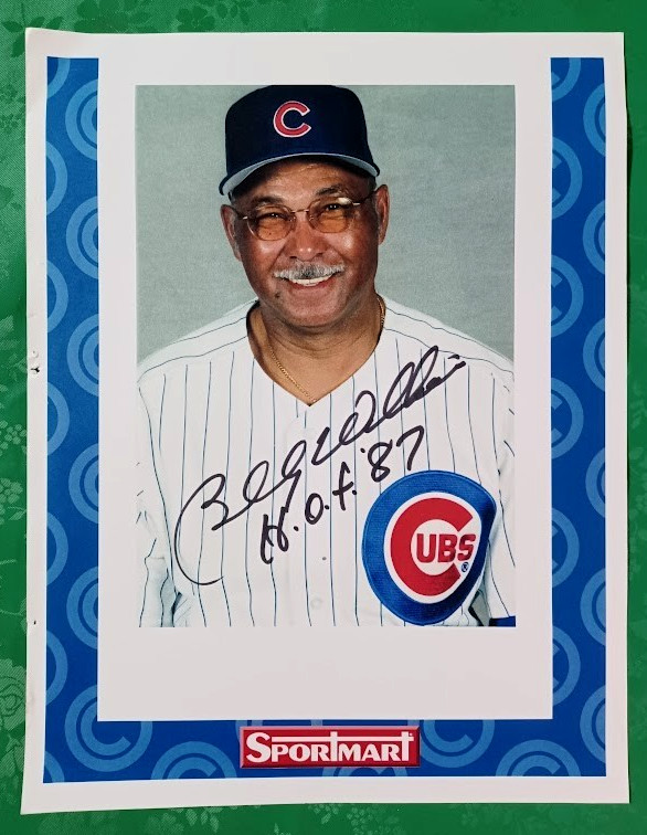 Billy Williams SIGNED AUTOGRAPHED Chicago Cubs Photo Picture HOF Inscription Billy Williams SIGNED AUTOGRAPHED Chicago Cubs Photo Picture HOF Inscription
