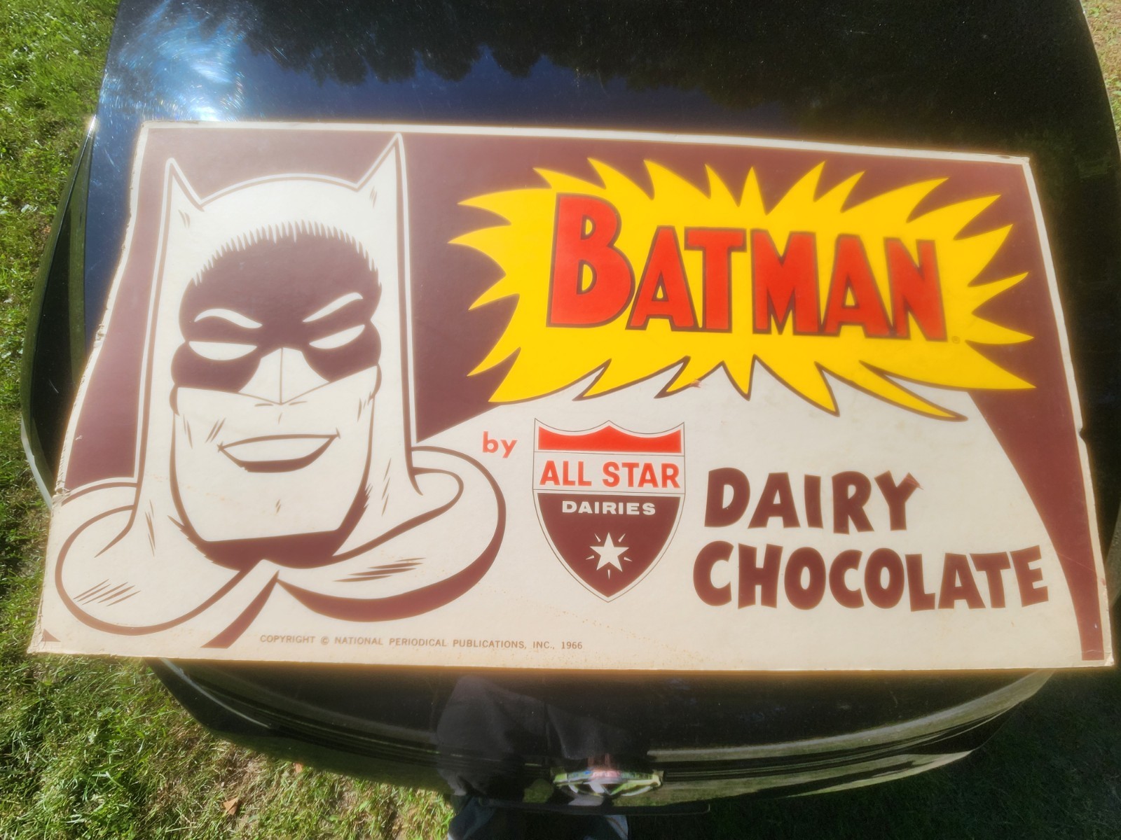 1966 Batman Dairy Products Original Advertising Sign Poster Television Cult 1966 Batman Dairy Products Original Advertising Sign Poster Television Cult