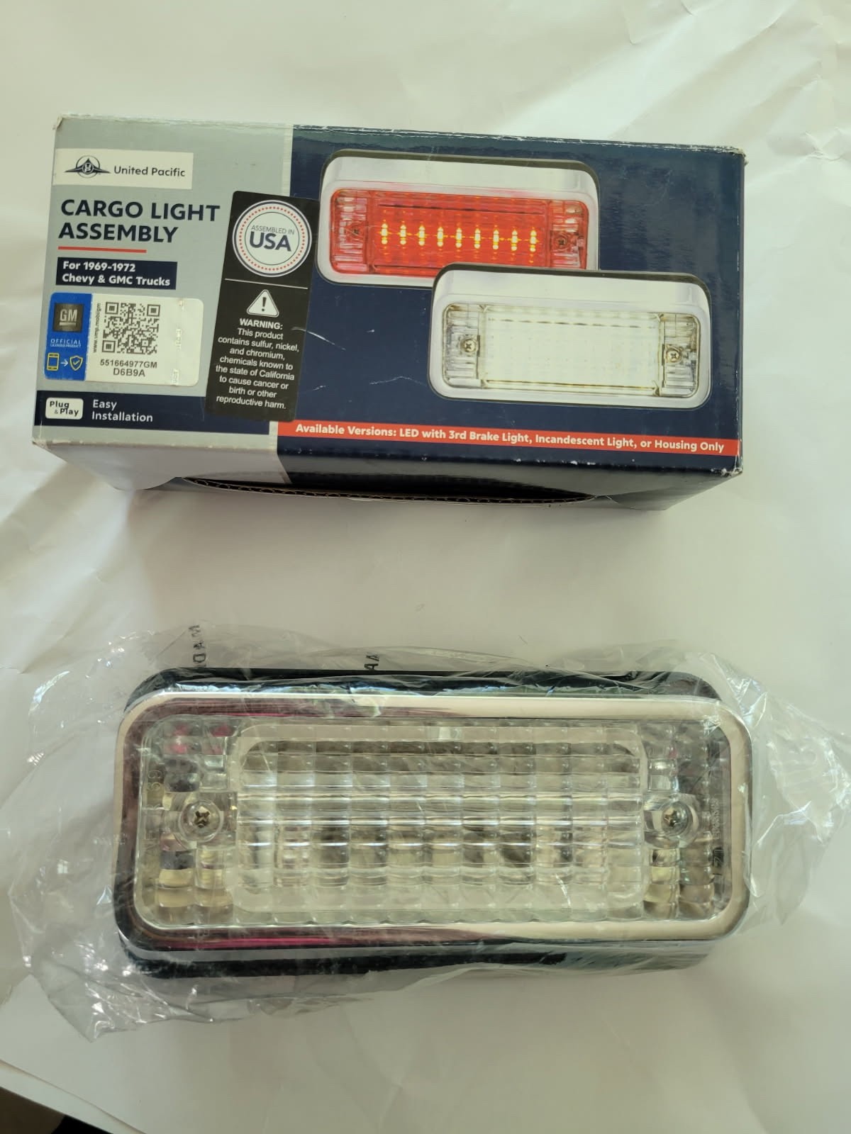 Cargo Light Assembly 1969-1972 Chevy & GMC Trucks Incandescent Cargo Light Assembly 1969-1972 Chevy & GMC Trucks Incandescent