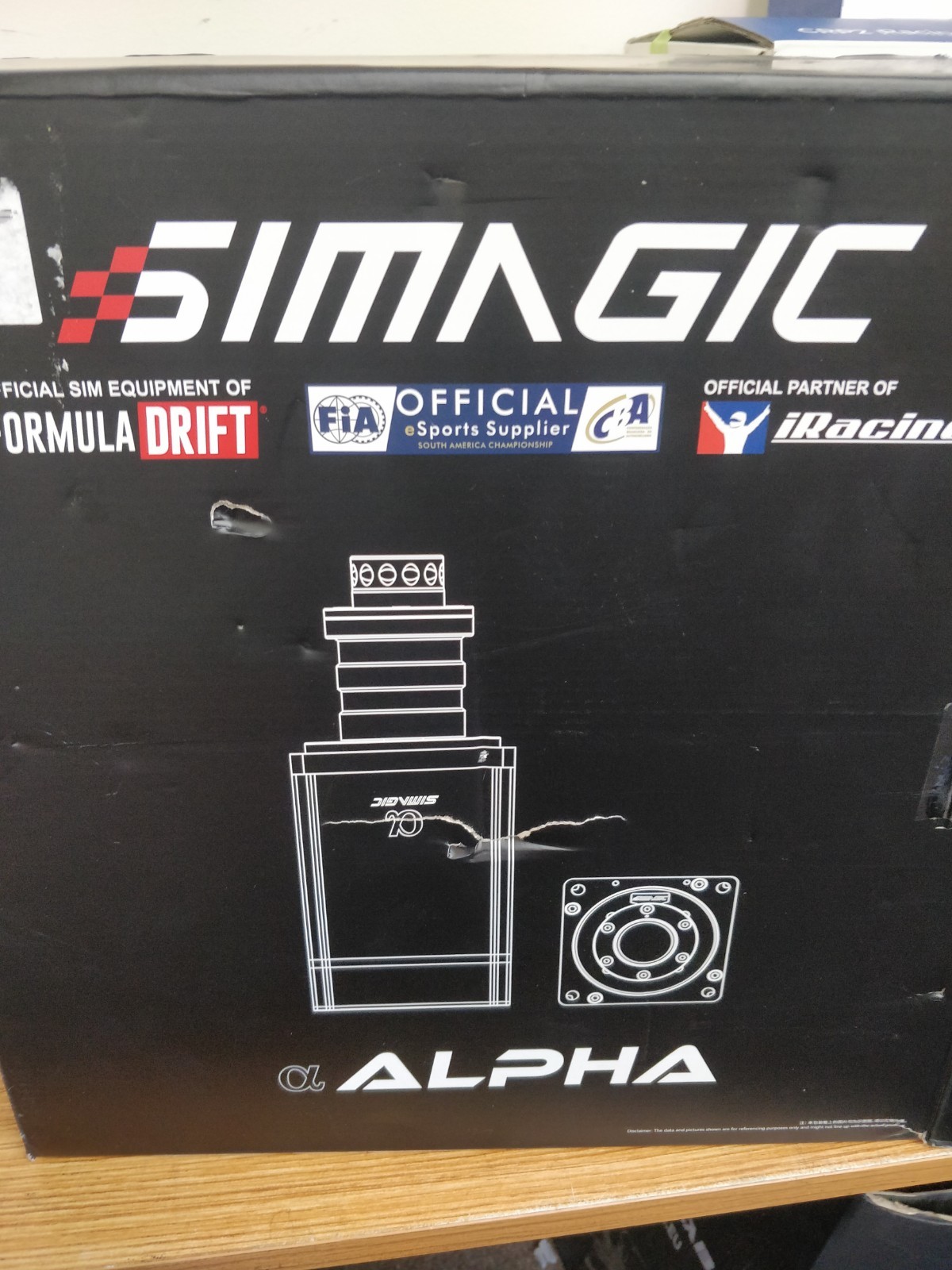 Simagic Alpha U Ultimate 23Nm PC Direct Drive Wheel Base PARTS 9344 Simagic Alpha U Ultimate 23Nm PC Direct Drive Wheel Base PARTS 9344