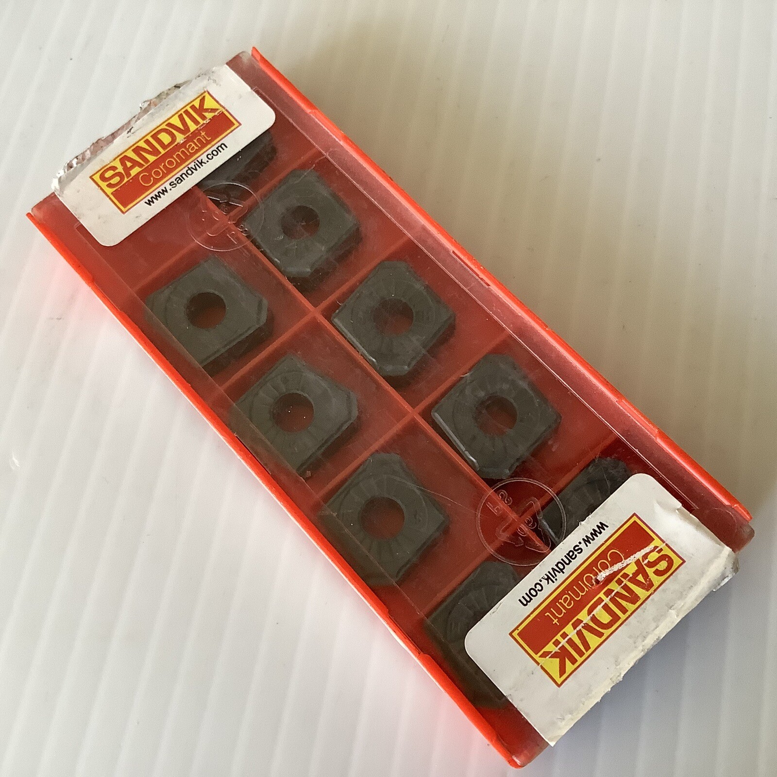 Sandvik Coromant Carbide Inserts 9 Pieces CNMX 43A1-SM 1105 New Sandvik Coromant Carbide Inserts 9 Pieces CNMX 43A1-SM 1105 New