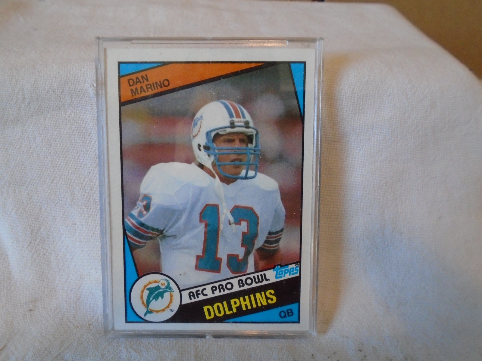 1984 Topps Football Dan Marino #123 - Rookie Card - Miami Dolphins