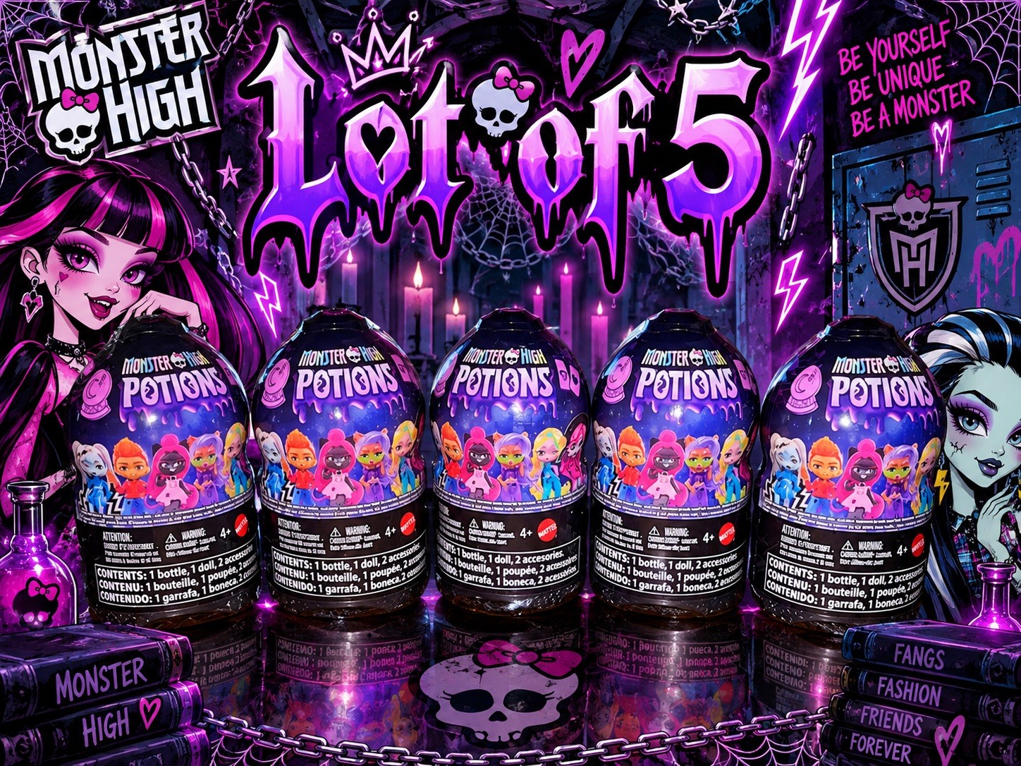 MONSTER HIGH POTIONS SERIES 4 CRYSTAL BALL 3\ MONSTER HIGH POTIONS SERIES 4 CRYSTAL BALL 3\