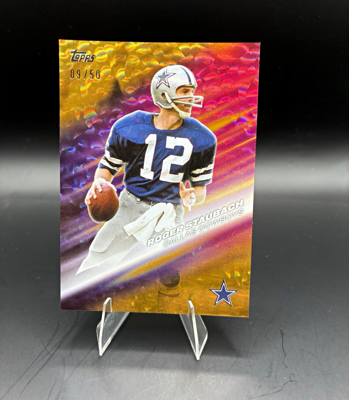 2026 Topps Roger Staubach Greats of the Game Orange /50 GOTG-17 Cowboys