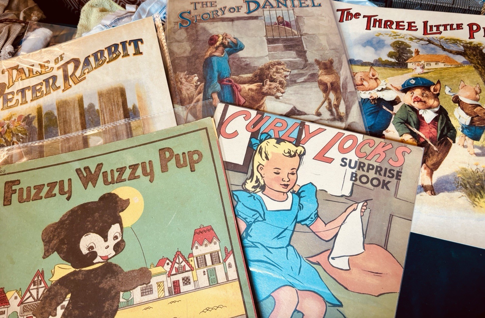 Vintage Children's Collectible Books (5) Early/Rare/, Fantastic Illustrations