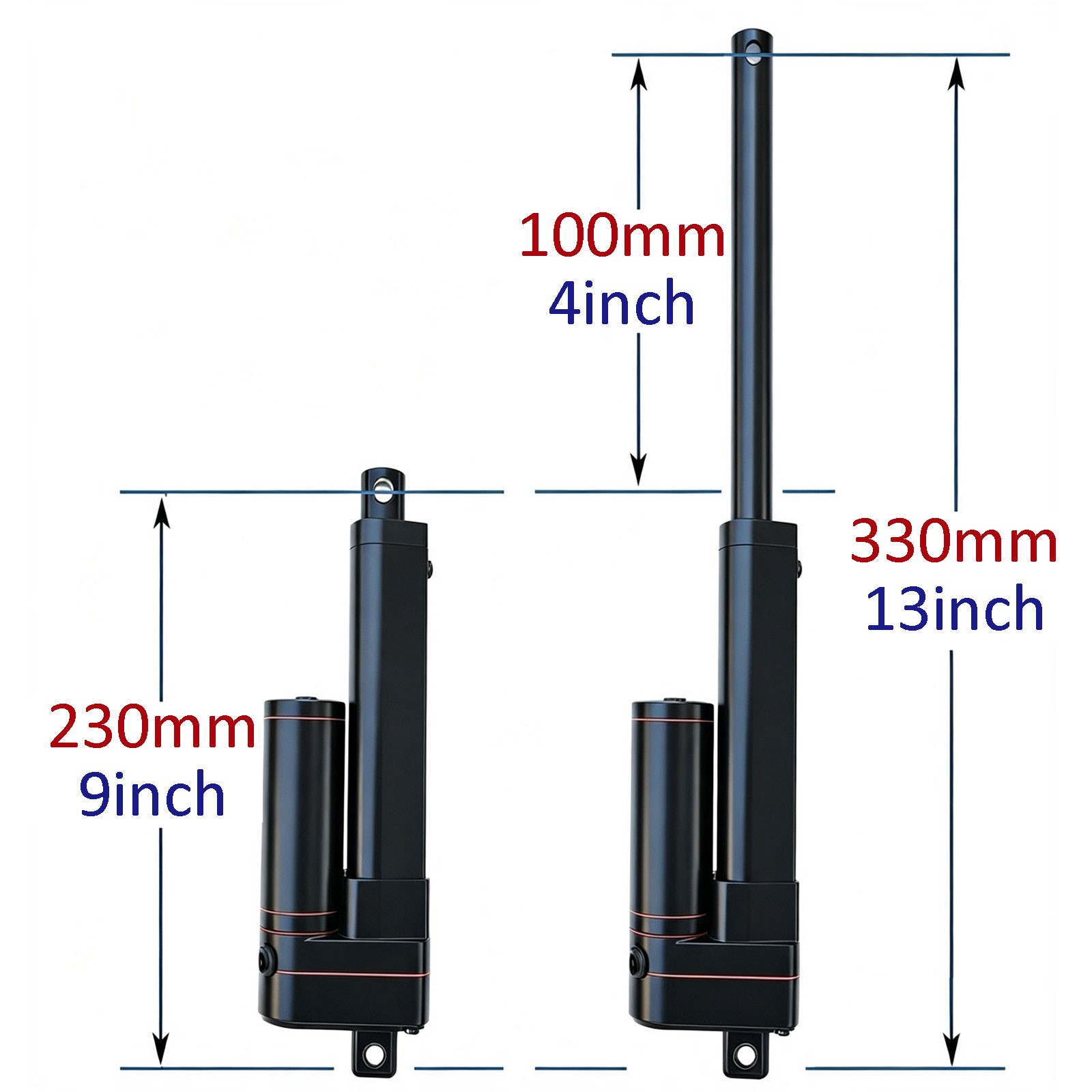 DC 12V Electric Linear Actuator Cylinder Lift 3000N 660lb Stroke 2 DC 12V Electric Linear Actuator Cylinder Lift 3000N 660lb Stroke 2