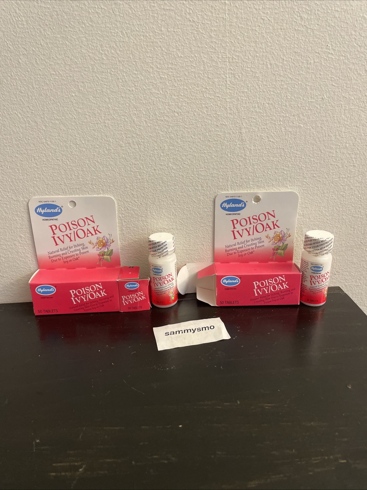 Hyland's Poison Ivy /Oak Itch Relief Tablets 50 Ct, x2