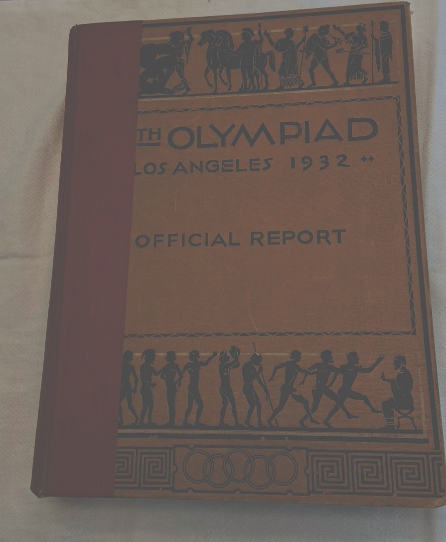 Xth Olympiad Los Angeles 1932 Official Report Hardcover Xth Olympiad Los Angeles 1932 Official Report Hardcover