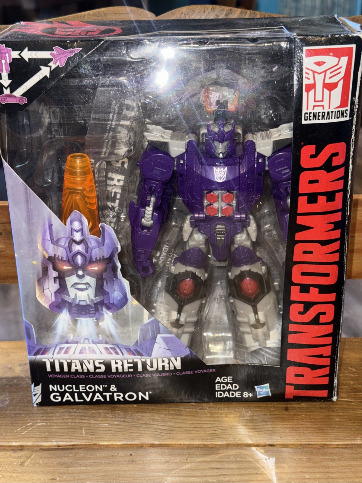Hasbro Transformers Generations Titans Return Voyager GALVATRON and Nucleon Hasbro Transformers Generations Titans Return Voyager GALVATRON and Nucleon