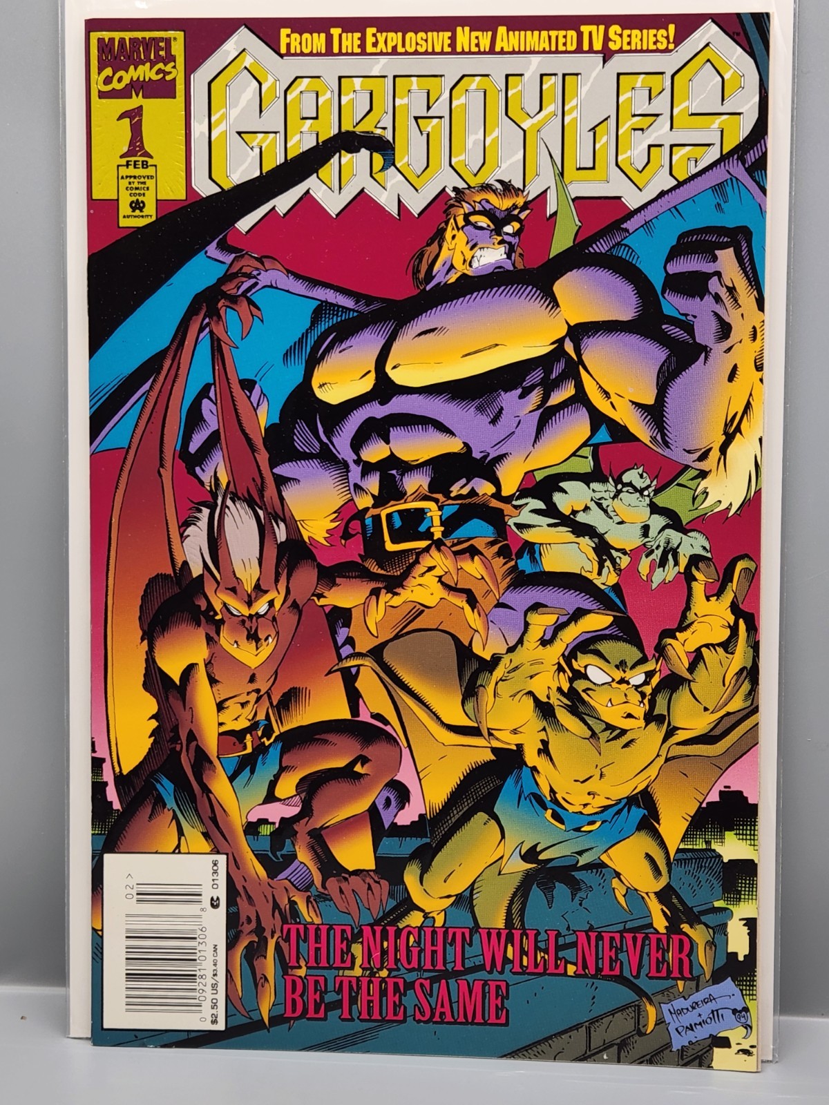 Gargoyles #1 (Marvel Comics February 1995) News stand edition/Free Shipping Gargoyles #1 (Marvel Comics February 1995) News stand edition/Free Shipping