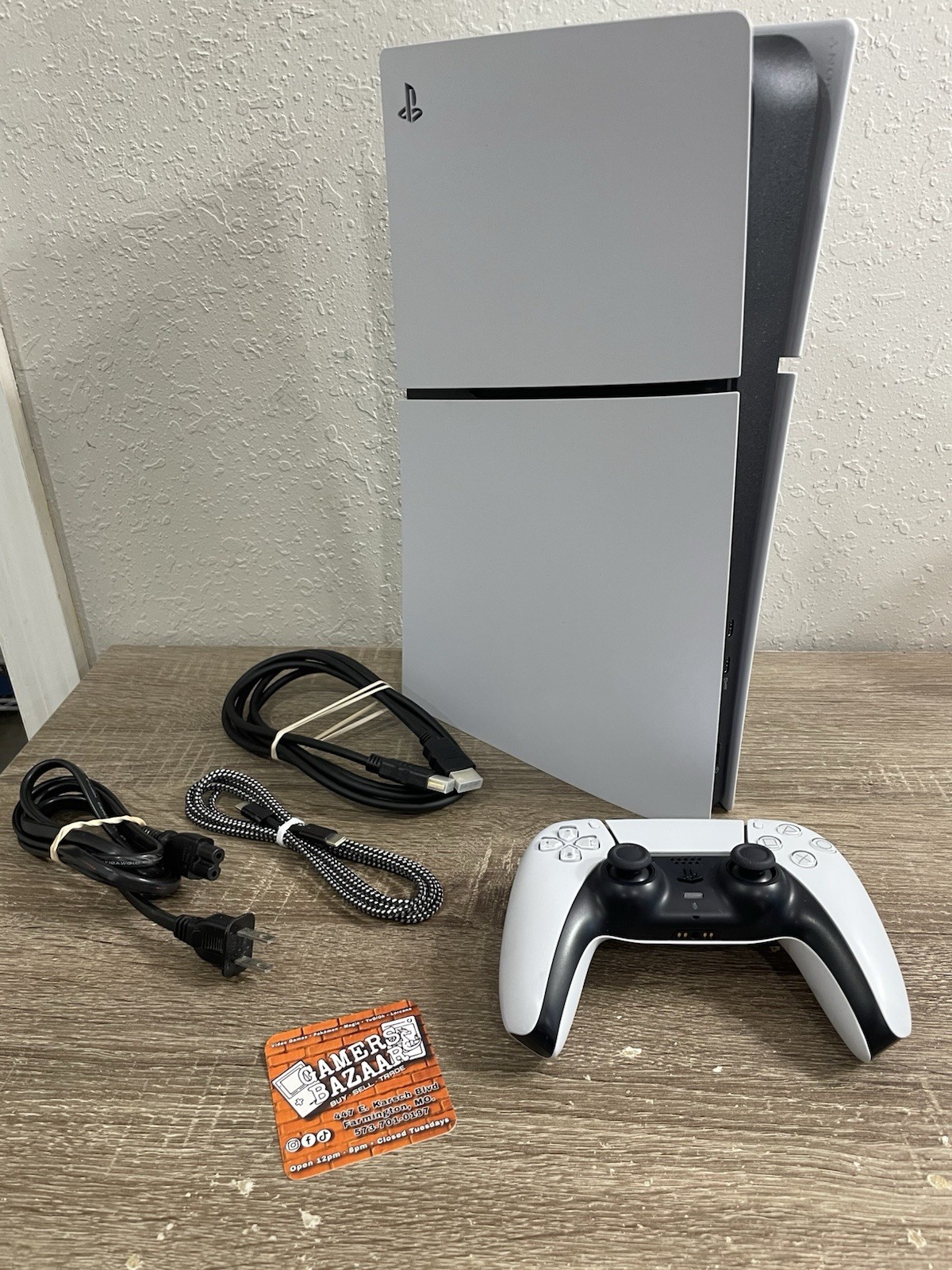 🕹️ Sony PS5 PlayStation 5 Digital CFI-2115 Slim Edition 1TB White Tested  🕹️