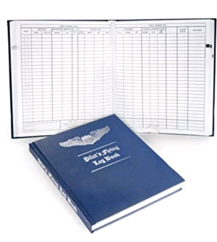 Pilot\'s Flying Flight Log Book Hardcover Sheriden Books Vintage 1991 Pilot\'s Flying Flight Log Book Hardcover Sheriden Books Vintage 1991