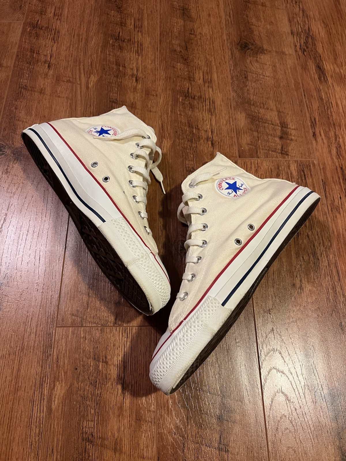 90’s Chuck Taylor Size 11 Cream White Made In USA
