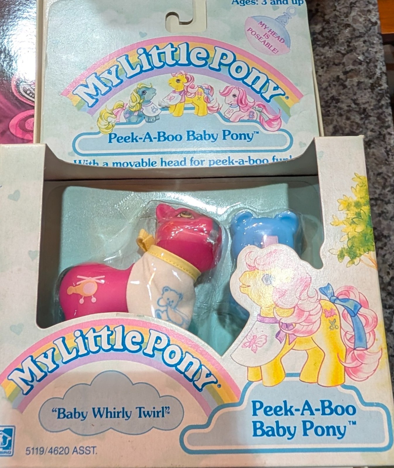 Vintage My Little Pony 1987 PEEK A BOO PONY BABY WHIRLY TWIRL MIB Vintage My Little Pony 1987 PEEK A BOO PONY BABY WHIRLY TWIRL MIB