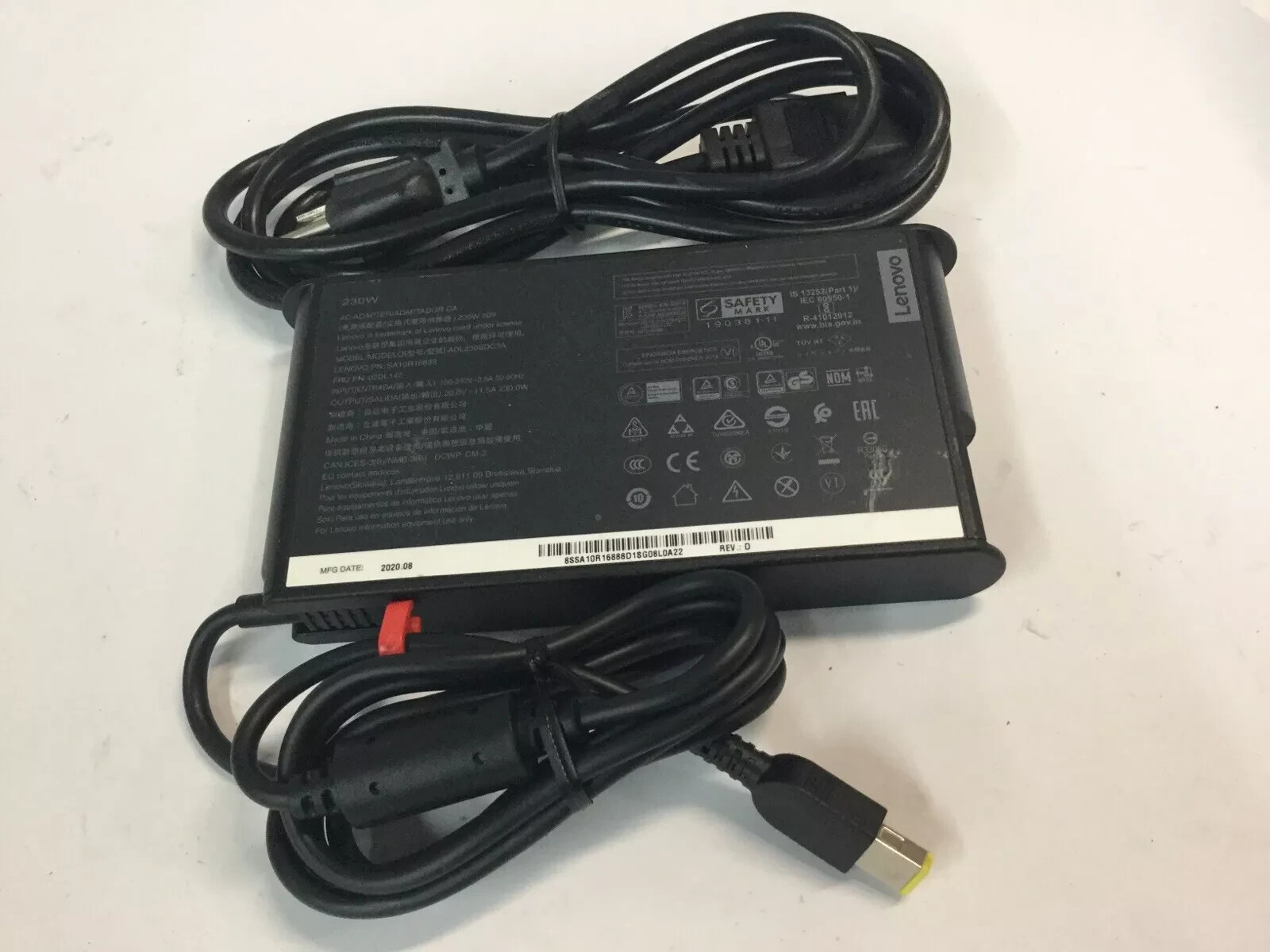 Genuine 230W AC Charger For Lenovo Legion 5 7 Series Y540 ThinkPad P70 P71 P72 Genuine 230W AC Charger For Lenovo Legion 5 7 Series Y540 ThinkPad P70 P71 P72