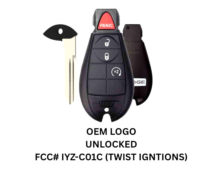 OEM 2009 2010 2011 2012 DODGE RAM 1500 2500 REMOTE START KEY FOB FOBIK 05026378 