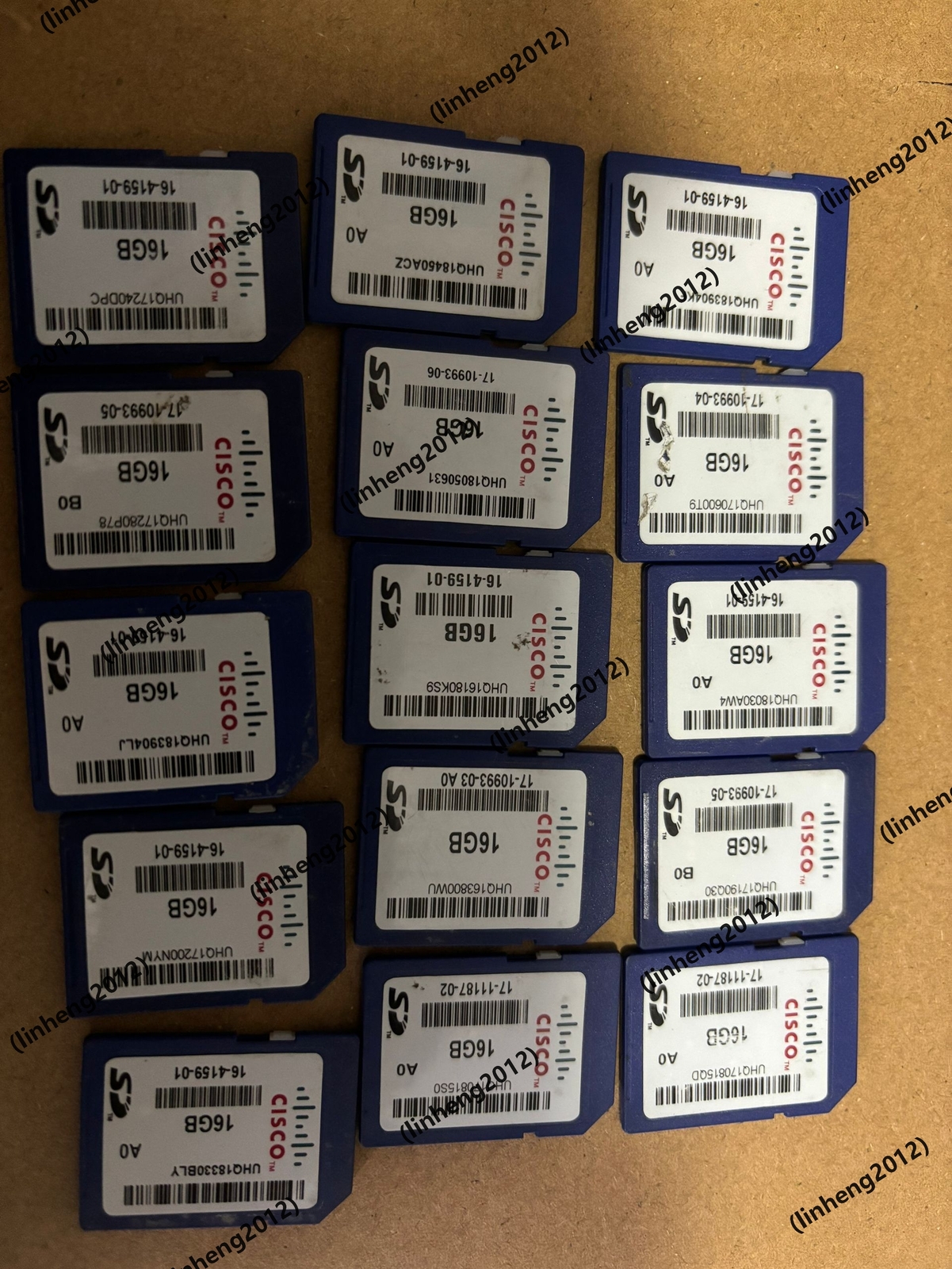 15PCS  CISCO 16GB SD Memory card