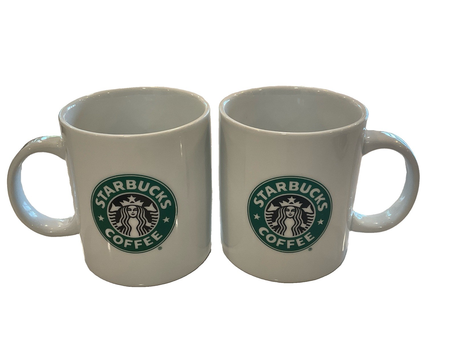 Vintage Starbucks Classic Siren Logo 16 Oz. Coffee Mugs, Set Of 2, New No Box Vintage Starbucks Classic Siren Logo 16 Oz. Coffee Mugs, Set Of 2, New No Box