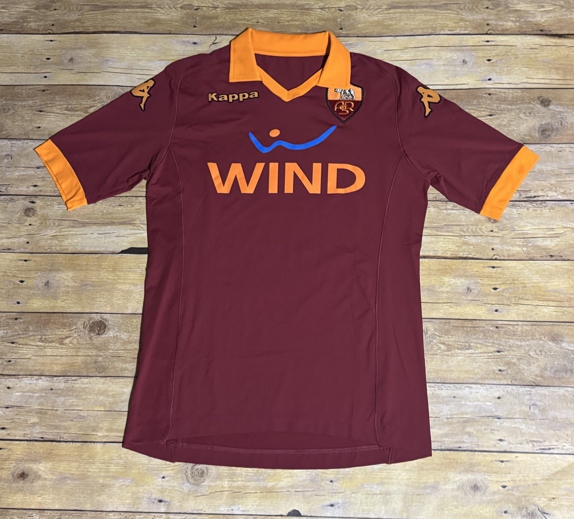 AS Roma 2012–2013 Jersey Home Large Kappa Soccer Football Shirt Maglia