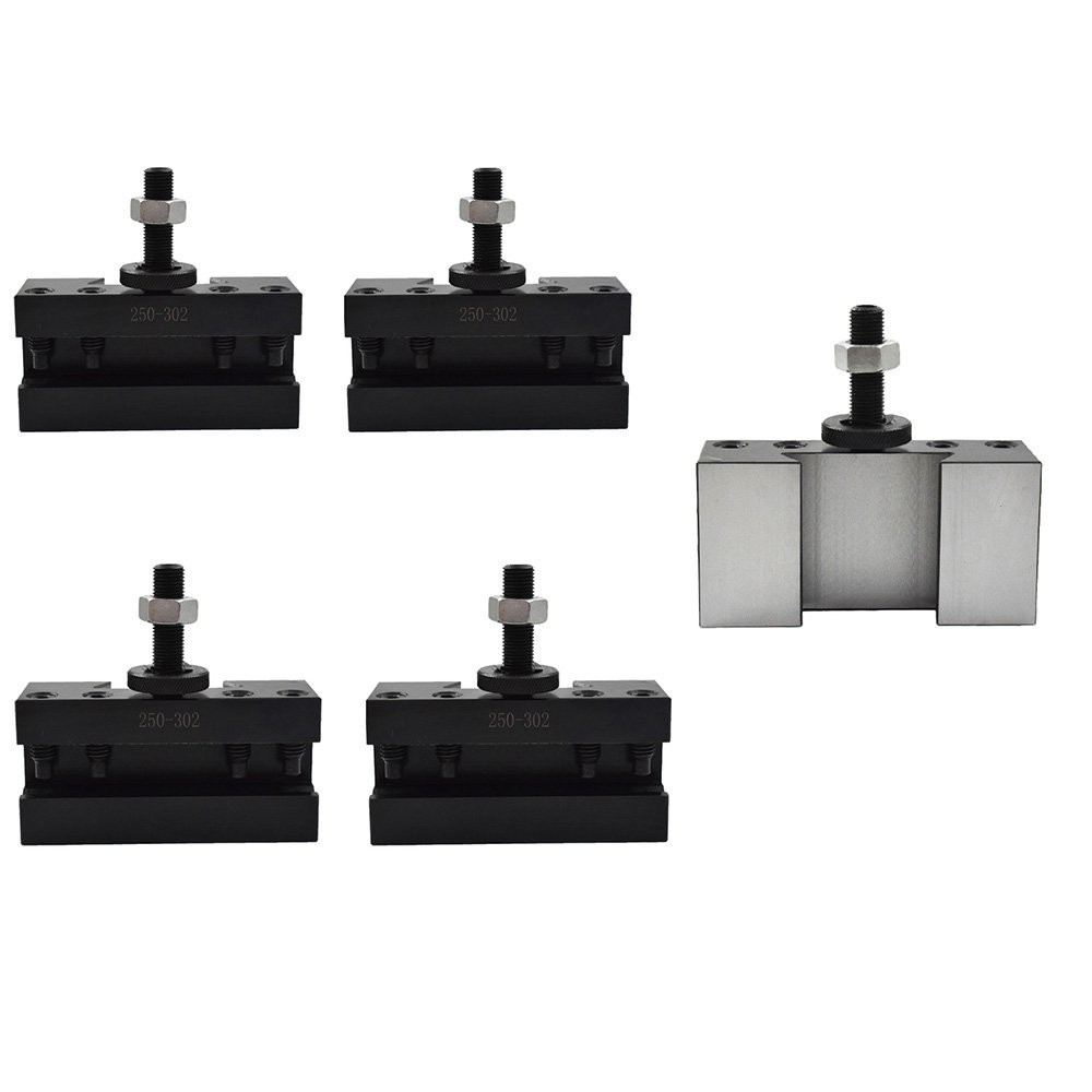LABLT 5Pcs CXA 250-302 #2 Quick Change Tool Post Boring Turning & Facing Holder