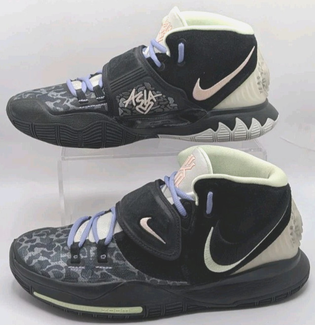 Nike Kyrie 6 Asia Irving Black Purple Men\'s Basketball Shoes Size 11.5 EXCELLENT Nike Kyrie 6 Asia Irving Black Purple Men\'s Basketball Shoes Size 11.5 EXCELLENT