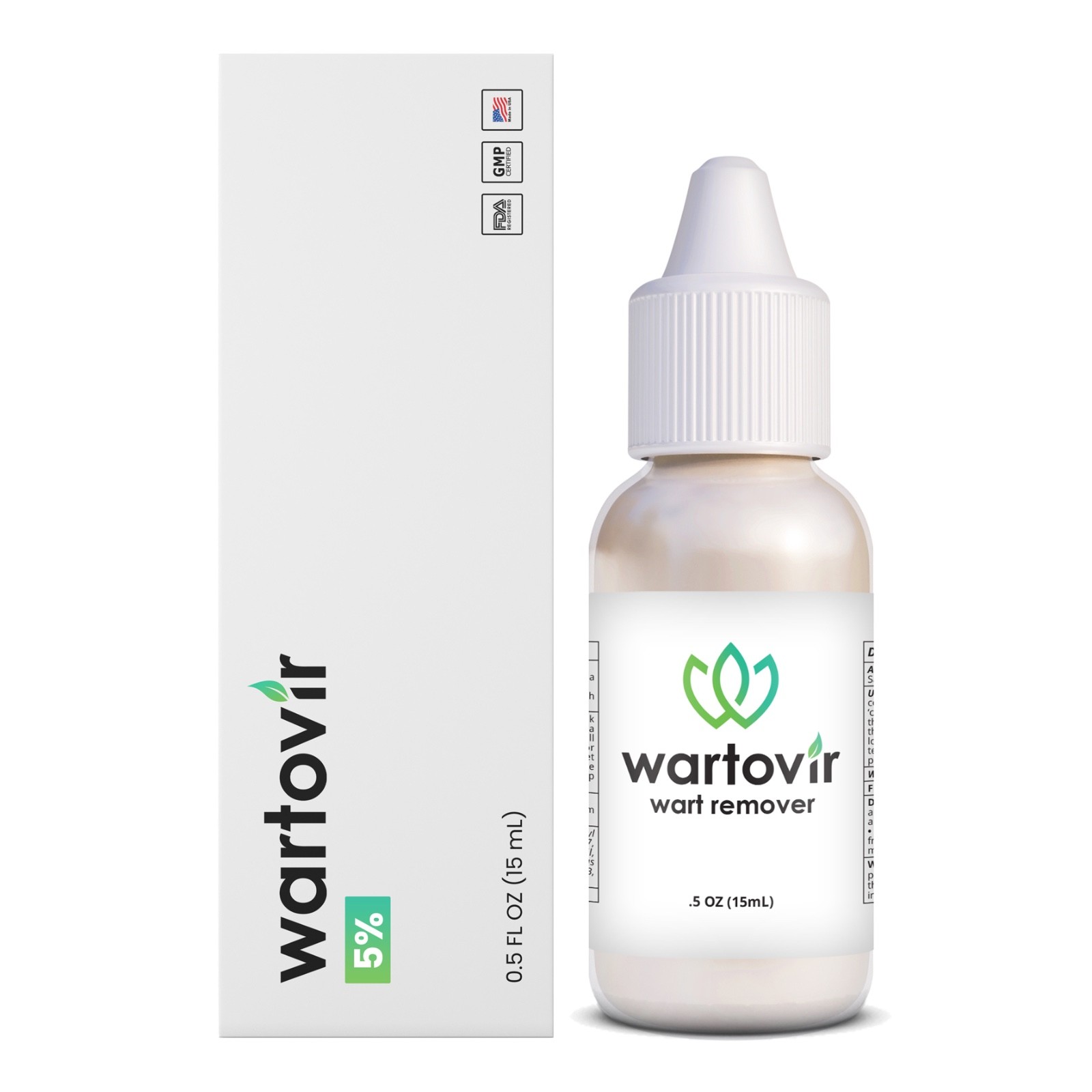 Wartovir Genital Wart Remover - For Men & Women - Free Discreet Shipping