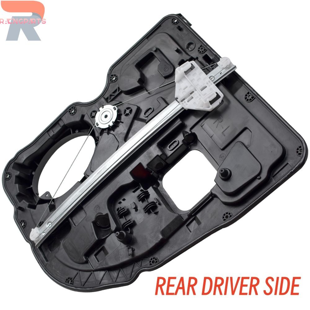 For 09-10 Dodge Ram 1500 11-19 Ram 1500 Rear Driver Window Regulator w/ Panel