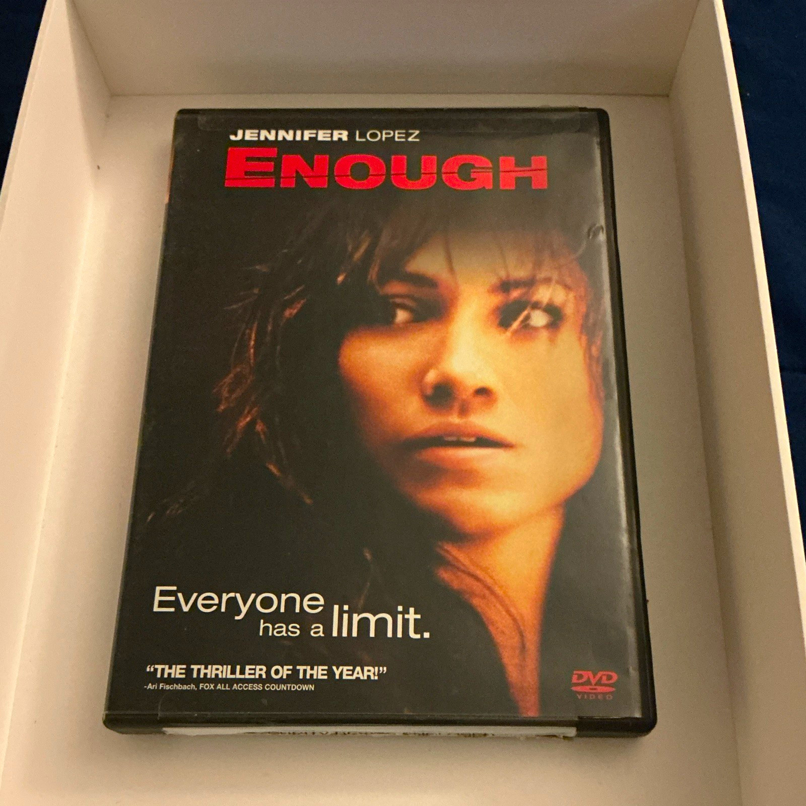 Enough DVD Widescreen/Full Screen PG-13 2002 Jennifer Lopez Region 1 Sub Enough DVD Widescreen/Full Screen PG-13 2002 Jennifer Lopez Region 1 Sub