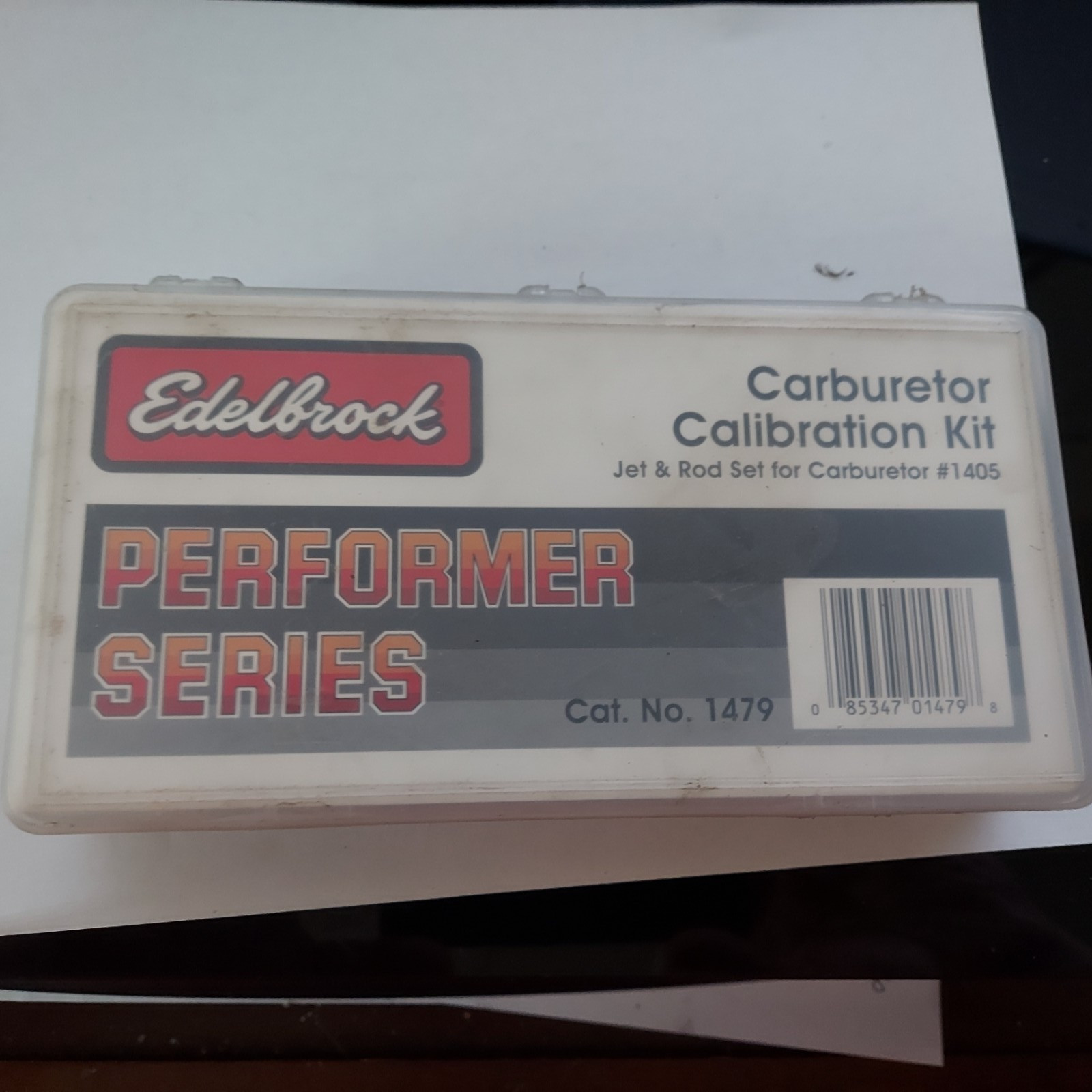 Edelbrock Carburetor open box Kit 1479; Performer Series 1405 Calibration Kit