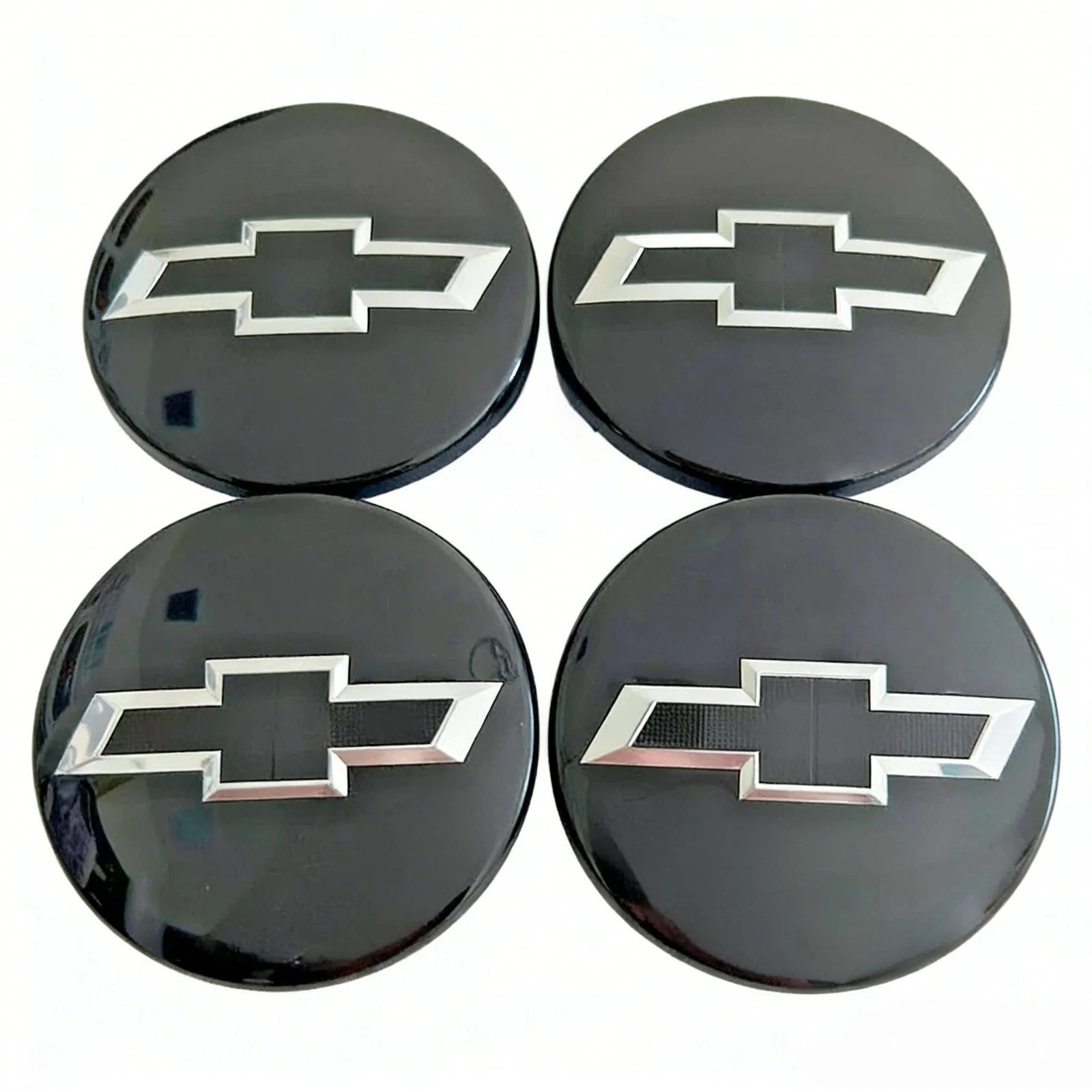 4PCS Gloss Black Wheel Center Caps for Chevy Silverado 1500 Tahoe Suburban 14-20 4PCS Gloss Black Wheel Center Caps for Chevy Silverado 1500 Tahoe Suburban 14-20