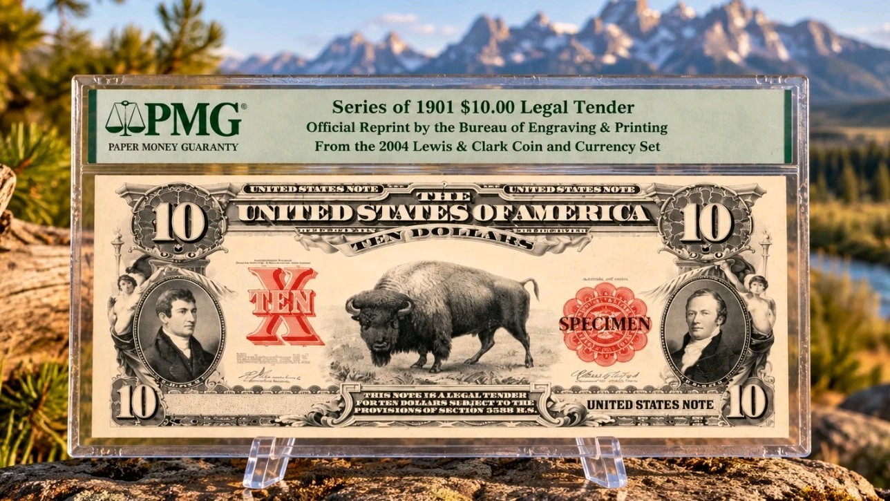 🔥Series 1901 $10 Legal Tender Official BEP Reprint. FLAWLESS🔥