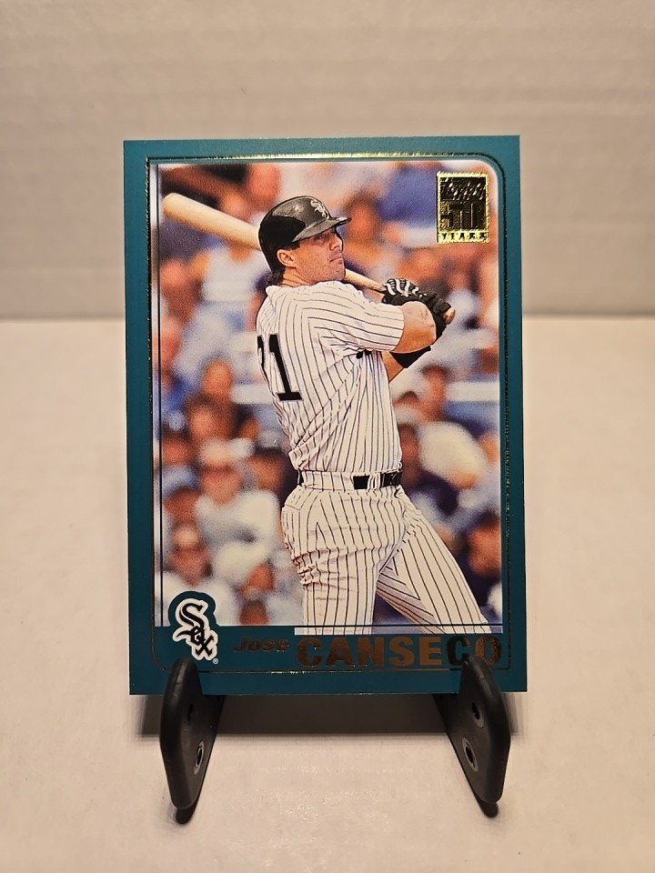 2001 Topps Traded&Rookies#T59 Jose Canseco Chicago White Sox ShoWtiMeCardZ092326 2001 Topps Traded&Rookies#T59 Jose Canseco Chicago White Sox ShoWtiMeCardZ092326