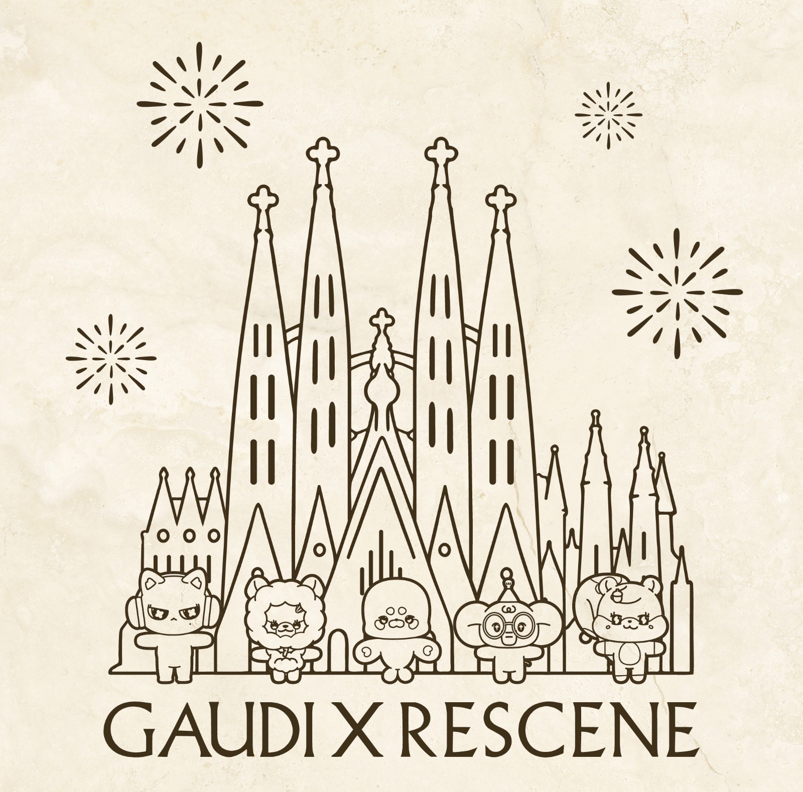 (Offline Proxy) RESCENE X GAUDÍ GAUDI Collaboration POP-UP OFFICIAL MERCH (Offline Proxy) RESCENE X GAUDÍ GAUDI Collaboration POP-UP OFFICIAL MERCH