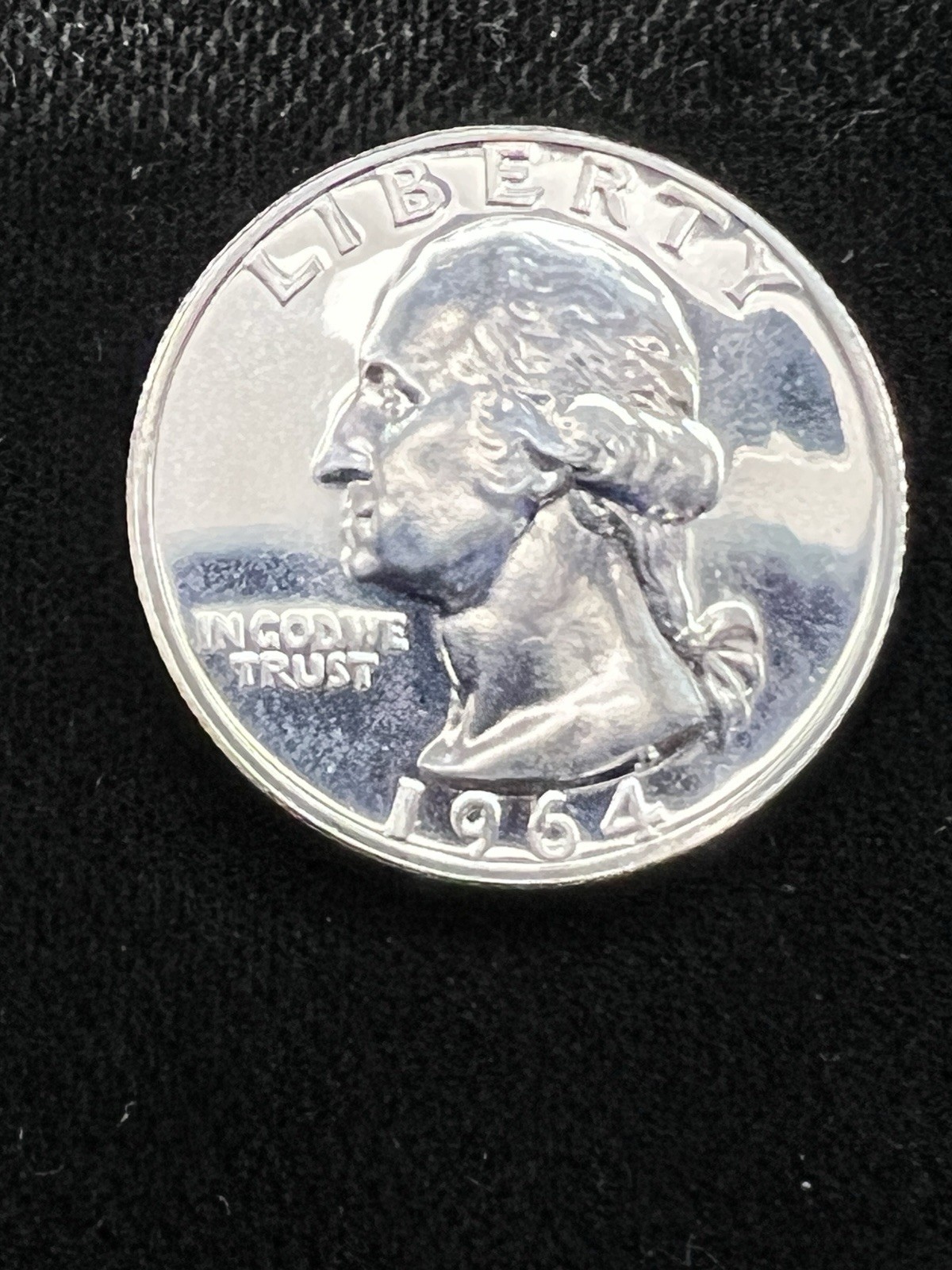 1964 Proof Washington Quarter 90% Silver -Gem Cameo Strike..FREE SHIPPING* 1964 Proof Washington Quarter 90% Silver -Gem Cameo Strike..FREE SHIPPING*