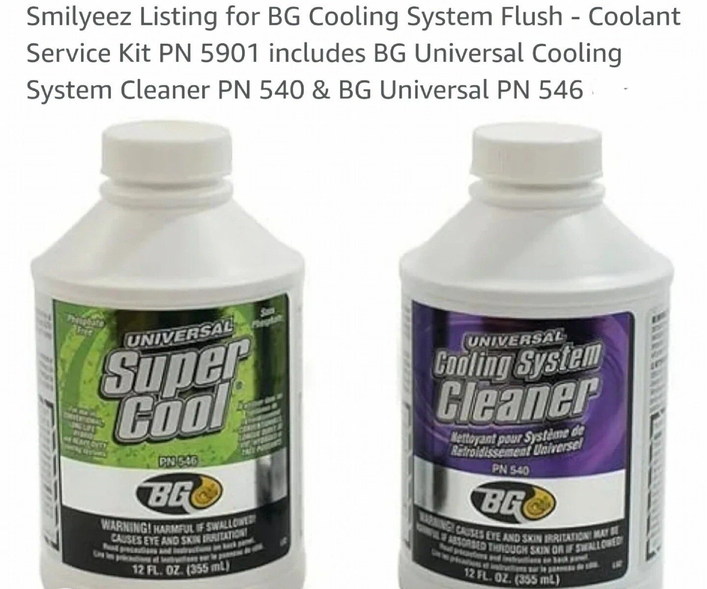 BG UNIVERSAL COOLING SYSTEM RADIATOR CLEANER KITS BUNDLE COMBO 2 OF 2 BG UNIVERSAL COOLING SYSTEM RADIATOR CLEANER KITS BUNDLE COMBO 2 OF 2