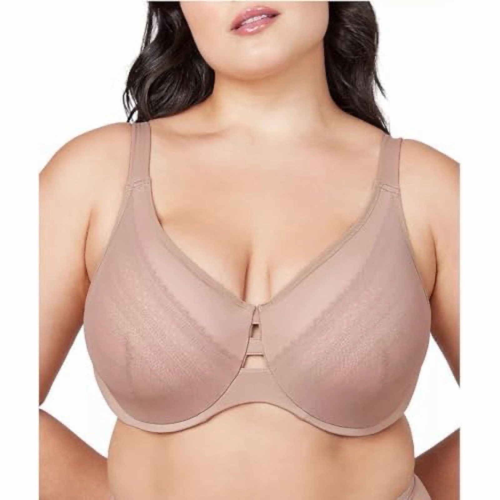 Spanx Illusion Lace Minimizer Bra Cafe Au Lait Vintage Rose 38D NWT Spanx Illusion Lace Minimizer Bra Cafe Au Lait Vintage Rose 38D NWT